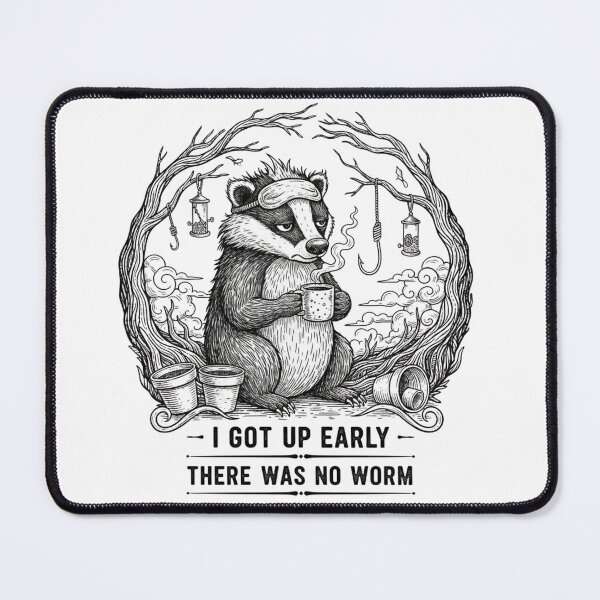 Item preview, I Got Up Early There Was No Worm 5 designed and sold by Positive&FunnyThings.