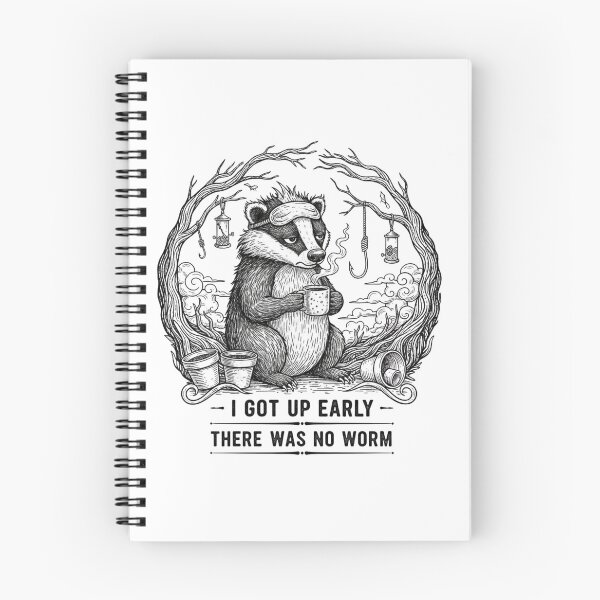 Item preview, I Got Up Early There Was No Worm 5 designed and sold by Positive&FunnyThings.