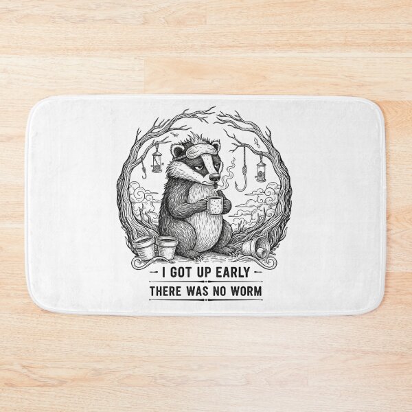 Item preview, I Got Up Early There Was No Worm 5 designed and sold by Positive&FunnyThings.
