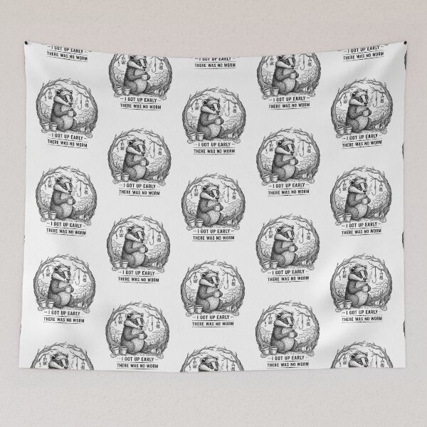 Item preview, I Got Up Early There Was No Worm 5 designed and sold by Positive&FunnyThings.