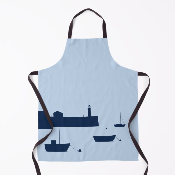 Item preview, Simple Harbor Silhouette | Minimalist Coastal Line Art designed and sold by Zaramodo.