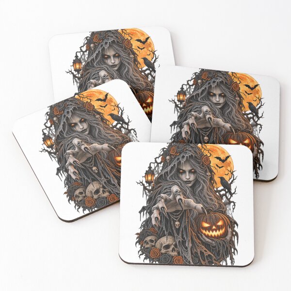 Item preview, Scary Demon Lady Halloween Horror designed and sold by MJ3in1.