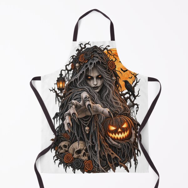 Item preview, Scary Demon Lady Halloween Horror designed and sold by MJ3in1.