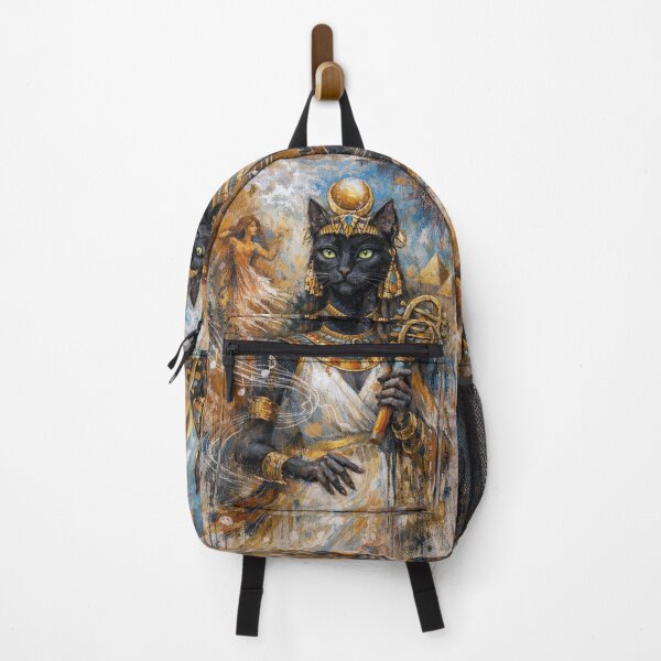 Item preview, Bastet Painting – Egyptian Goddess of Cats and Protection designed and sold by GalleryKauffeld.