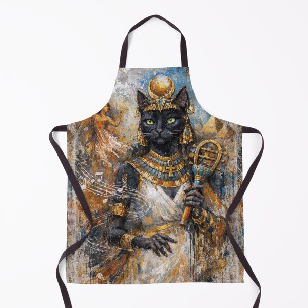 Item preview, Bastet Painting – Egyptian Goddess of Cats and Protection designed and sold by GalleryKauffeld.