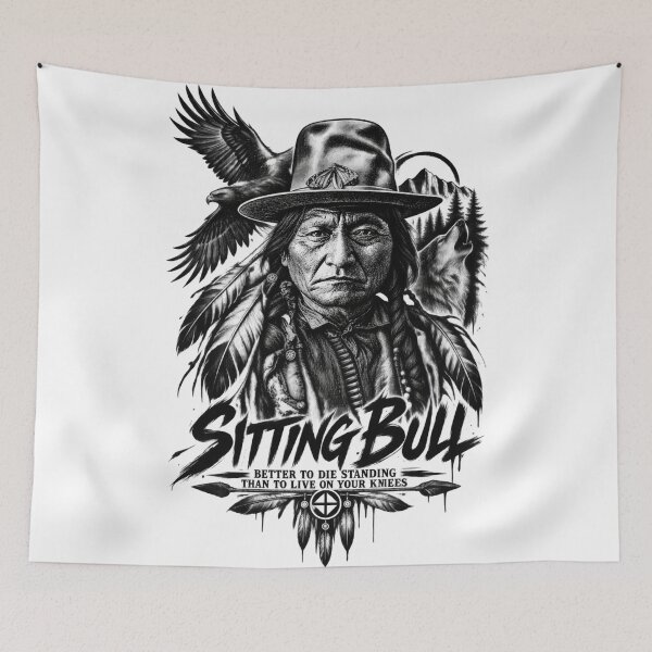 Item preview, Sitting Bull Black Edition designed and sold by Shirts And Clothing XXX.