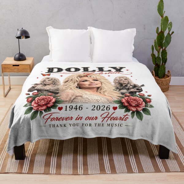 Item preview, Dolly Parton Memorial 1946-2026, Forever in Our Hearts designed and sold by moonfullStudio.