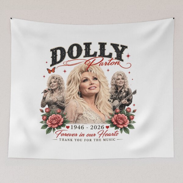Item preview, Dolly Parton Memorial 1946-2026, Forever in Our Hearts designed and sold by moonfullStudio.