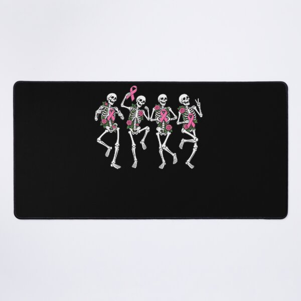 Item preview, Pink Ribbon Breast Cancer Halloween Skeleton Dancing Women designed and sold by clothesy7.