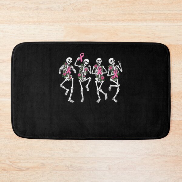 Item preview, Pink Ribbon Breast Cancer Halloween Skeleton Dancing Women designed and sold by clothesy7.