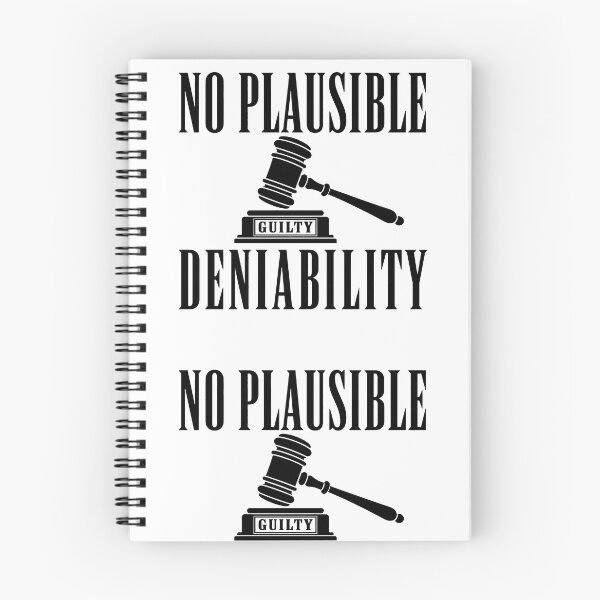 Item preview, deniability no plausible designed and sold by OCD_JESSICA.