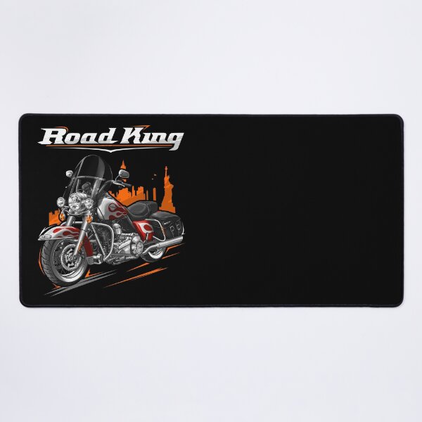 Item preview, Motorcycle Road King Classic FLHRC 2000 Red + Silver Fire for Motorcycle Riders designed and sold by MotoApparelHub.