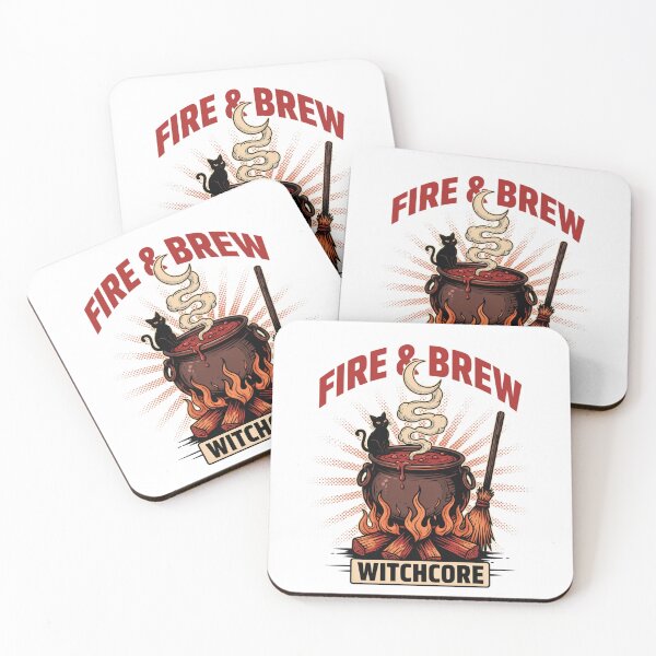 Item preview, Fire & Brew Cauldron T-Shirt | Witchcore Halloween Graphic Tee v7 designed and sold by DarylWelsh2024.