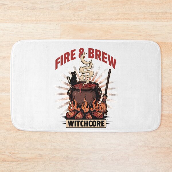 Item preview, Fire & Brew Cauldron T-Shirt | Witchcore Halloween Graphic Tee v7 designed and sold by DarylWelsh2024.