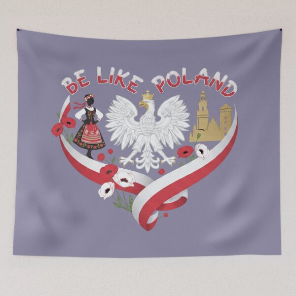 Item preview, Polish White Eagle Folk Ribbon Graphic designed and sold by Exquisite Design Studio „Paculówka”.