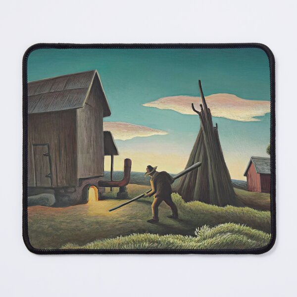 Item preview, Thomas Hart Benton Night Firing of Tobacco designed and sold by DavidSrna.