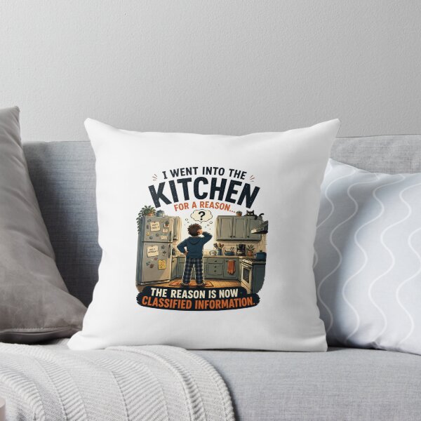 Item preview, I Went Into the Kitchen for a Reason ADHD Humor designed and sold by madeinnature.