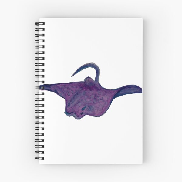 Item preview, Violet Drift - Stingray Watercolor - Hand Painted designed and sold by JustKatieDesign.