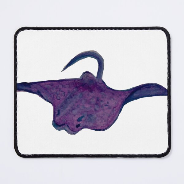 Item preview, Violet Drift - Stingray Watercolor - Hand Painted designed and sold by JustKatieDesign.