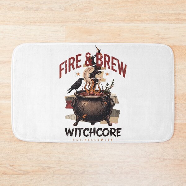 Item preview, Fire & Brew Cauldron T-Shirt | Witchcore Halloween Graphic Tee v9 designed and sold by DarylWelsh2024.