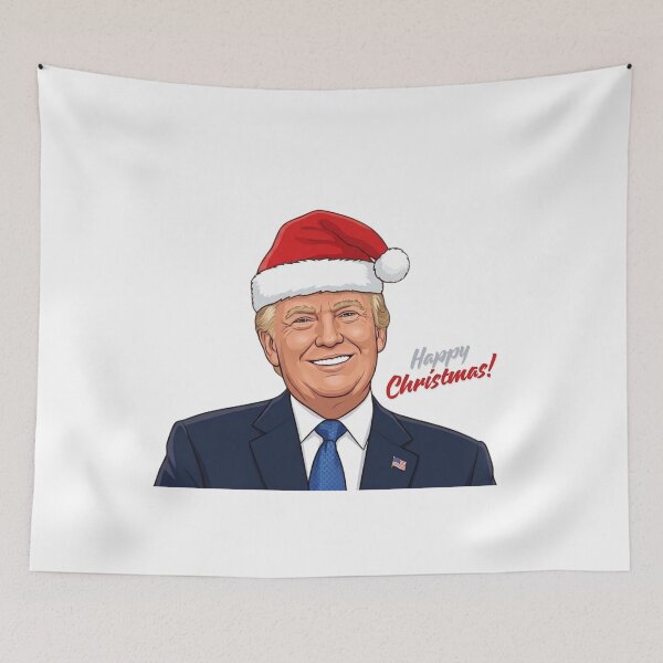Item preview, Trump Happy Christmas Santa Hat designed and sold by shoppypod.