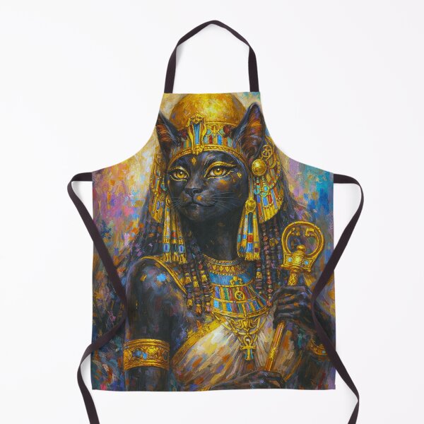 Item preview, Bastet Painting – Egyptian Cat Goddess of Protection designed and sold by GalleryKauffeld.