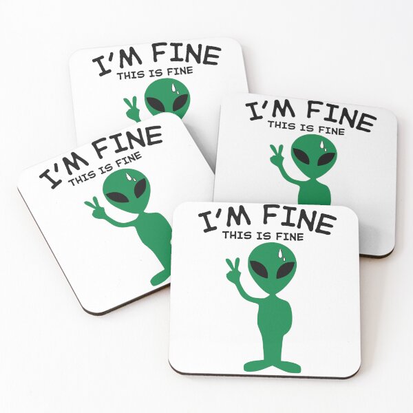 Item preview, Funny Nervous Alien Peace Sign designed and sold by meesara.