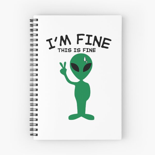 Item preview, Funny Nervous Alien Peace Sign designed and sold by meesara.