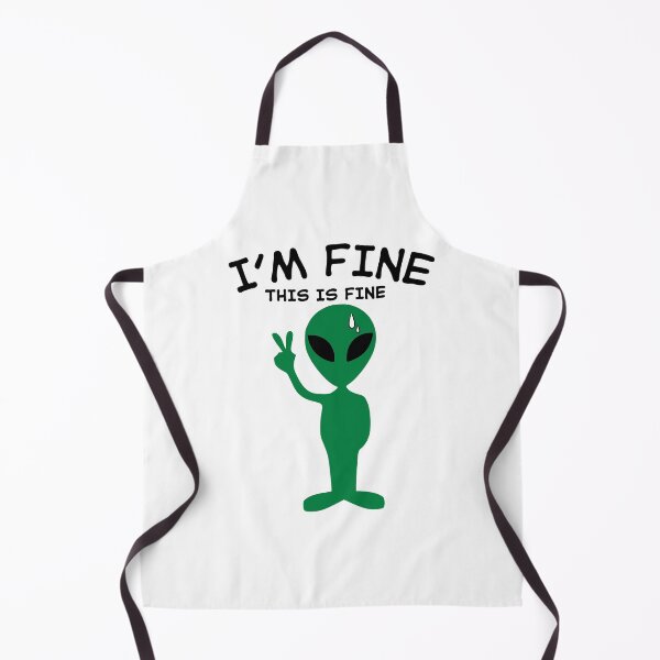Item preview, Funny Nervous Alien Peace Sign designed and sold by meesara.