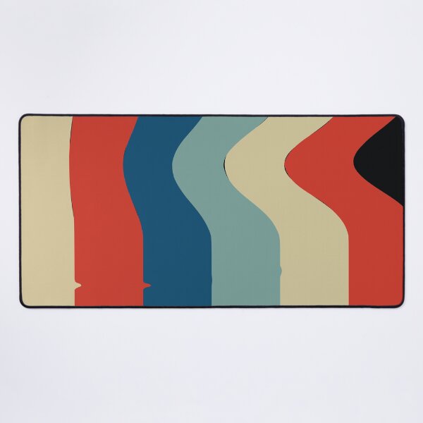 Item preview, Retro Wavy Vertical Stripes Abstract Pattern designed and sold by AhmedZouita.