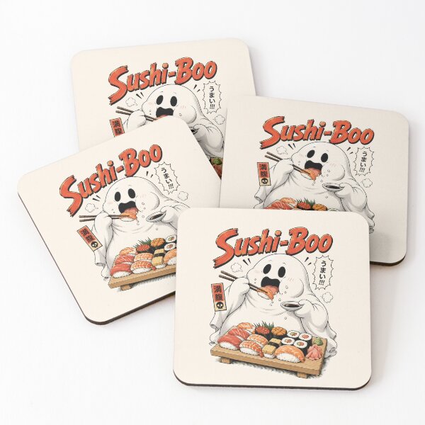 Item preview, Sushi Boo, Foodie Ghost designed and sold by Festive Bug.
