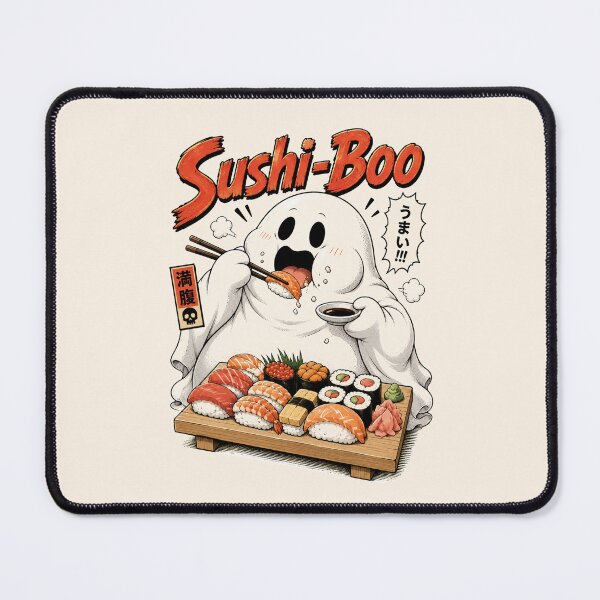 Item preview, Sushi Boo, Foodie Ghost designed and sold by Festive Bug.