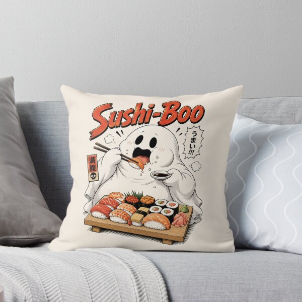 Item preview, Sushi Boo, Foodie Ghost designed and sold by Festive Bug.