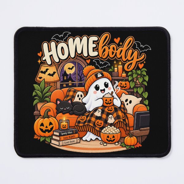 Item preview, Halloween Homebody Cozy Ghost Gift Spooky Night Style designed and sold by Corvoria.