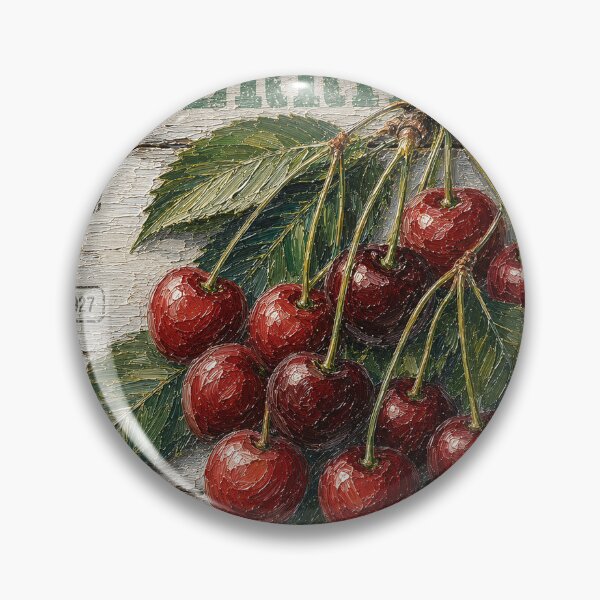 Item preview, Vintage Fruit Crate Art – Cherries  designed and sold by LuluLeb.