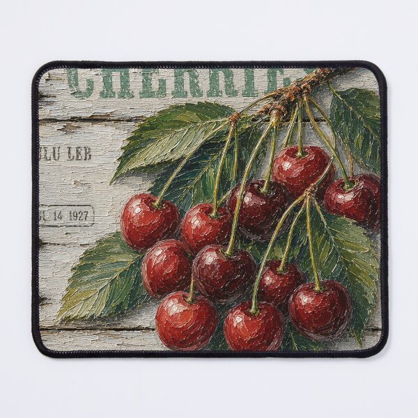 Item preview, Vintage Fruit Crate Art – Cherries designed and sold by LuluLeb.