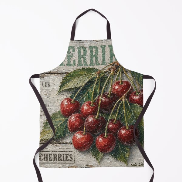 Item preview, Vintage Fruit Crate Art – Cherries designed and sold by LuluLeb.