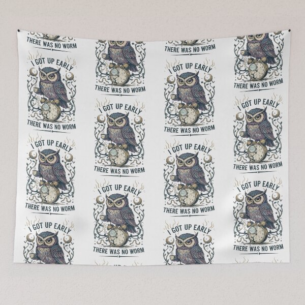 Item preview, I Got Up Early There Was No Worm 6 designed and sold by Positive&FunnyThings.