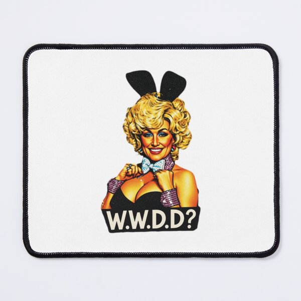 Item preview, Dolly Parton Playboy Bunny - WWDD What Would Dolly Do designed and sold by moonfullStudio.