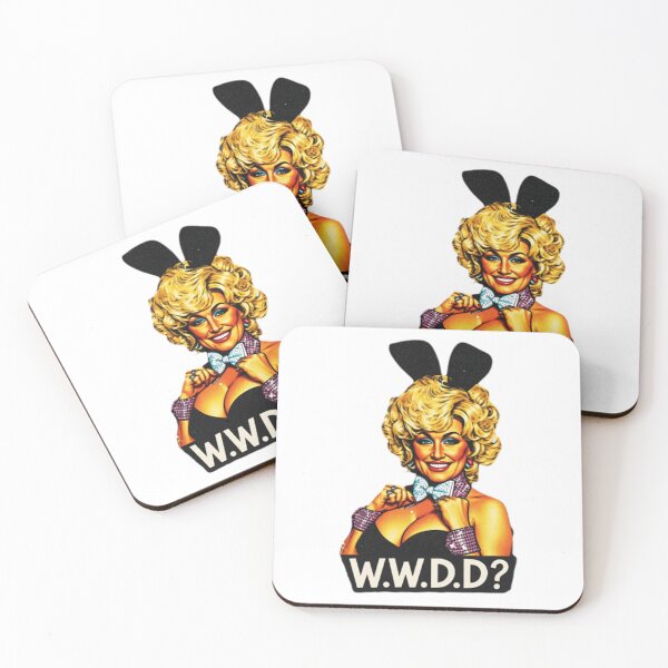 Item preview, Dolly Parton Playboy Bunny - WWDD What Would Dolly Do designed and sold by moonfullStudio.