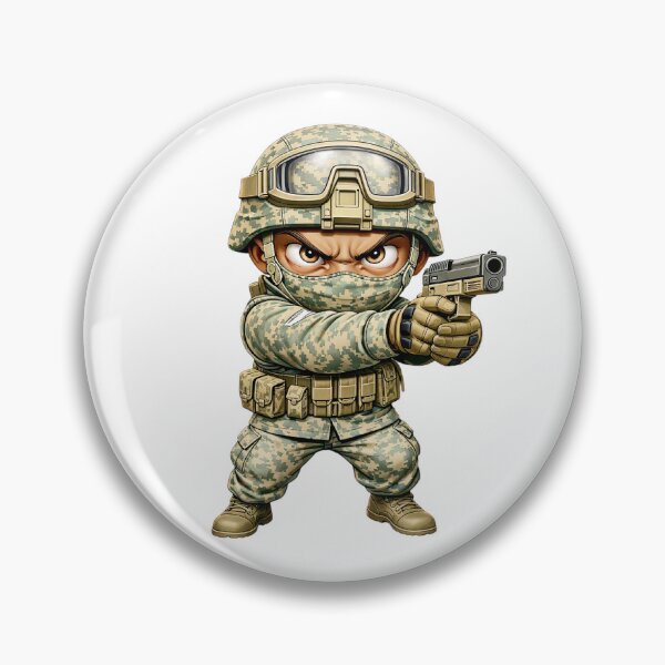 Artikelvorschau, US-Militärpistole: Li'l Soldiers Kollektion entworfen und verkauft von EscapeArtist13.