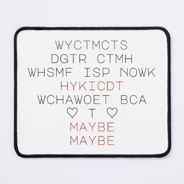 Item preview, WYCTMCTS? IYKYK -- Spacious text designed and sold by Maria is Loud.