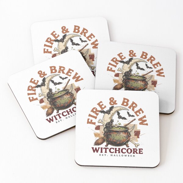 Item preview, Fire & Brew Cauldron T-Shirt | Witchcore Halloween Graphic Tee v12 designed and sold by DarylWelsh2024.