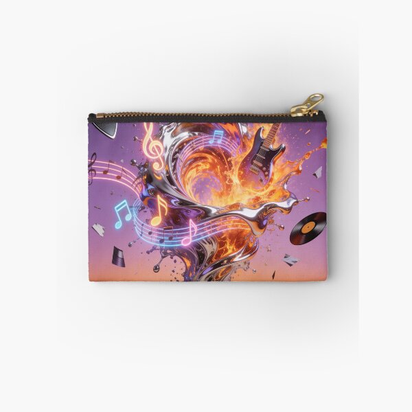 Item preview, Electric Guitar and Music Splash Erupting from Vintage Book designed and sold by OksArtStudio.