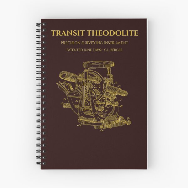 Item preview, Vintage 1892 Transit Theodolite Patent Print designed and sold by incognipress.