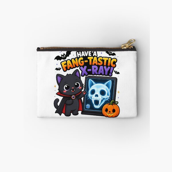 Item preview, Fang-tastic X-Ray – Funny Veterinary Radiology Halloween designed and sold by Bettybee00.