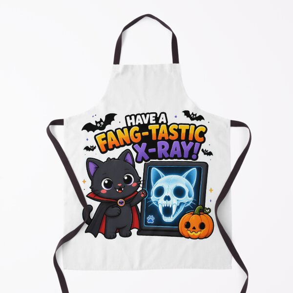 Item preview, Fang-tastic X-Ray – Funny Veterinary Radiology Halloween designed and sold by Bettybee00.
