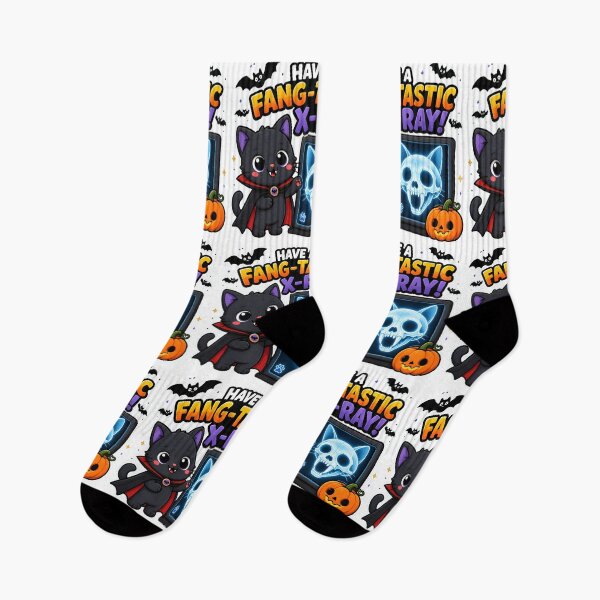 Item preview, Fang-tastic X-Ray – Funny Veterinary Radiology Halloween designed and sold by Bettybee00.