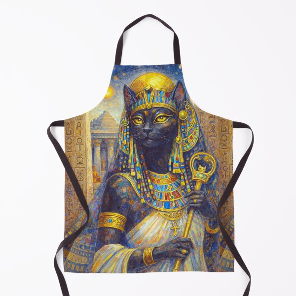 Item preview, Bastet Painting – Egyptian Goddess of Cats and Protection designed and sold by GalleryKauffeld.
