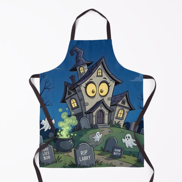 Item preview, Funny Haunted House Cute Ghost Graveyard Halloween designed and sold by Herodestroyer.